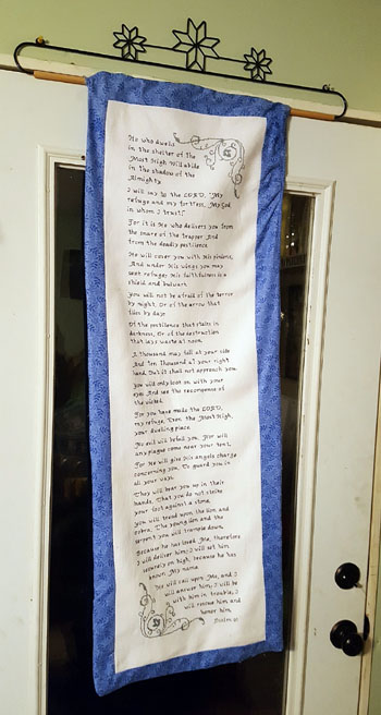 Shelter of The Most High stitched by Lorri Williams